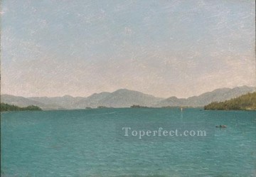  Kensett Arte - Lake George Estudio gratuito Luminismo paisaje marino John Frederick Kensett
